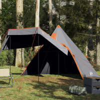 vidaXL Tienda de campaña tipi para 5 personas impermeable Color Azul,  Gris,  Verde y mas - details 1
