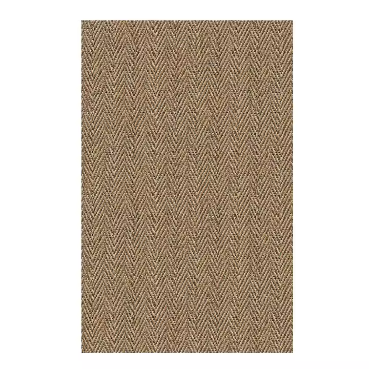 T & I 1979 ALFOMBRAS Y MOQUETAS- Alfombra de Vinilo Modelo Espigavinil- Marrón y Beige- Fácil Limpieza - 1