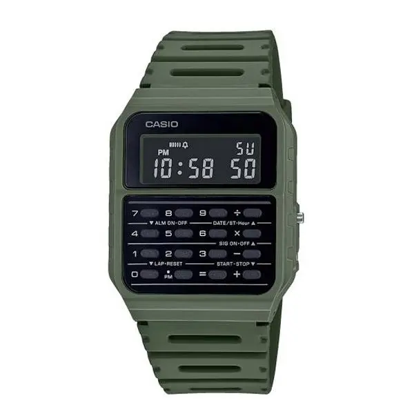 Reloj Casio calculadora verde CA-53WF-3BEF - 1
