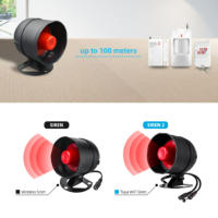 Sirena De Alarma WiFi Tuya Sistema De Alerta Sonora Fuerte Compatible Con Alexa Google Para Seguridad Del Hogar Kit De Sirena Inteligente - details 3