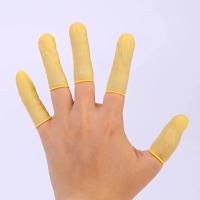 100Pcs Guantes De Goma De Látex Desechables Protección Para Dedos Resistentes Al Daño Adecuados Para La Mayoría De Los Dedos Uso Doméstico En La Cocina - details 1