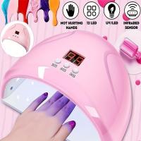 LINTENDA Lámpara LED UV Profesional Para Uñas 36W Máquina De Fototerapia Para Secado De Esmalte De Uñas Equipo De Salón Secador De Lámpara De Gel Para Manicura Y Peluquería - details 0
