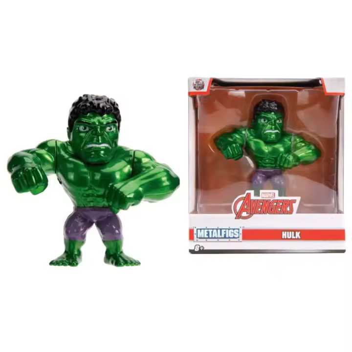 Marvel Figura Metálica De Los Vengadores Hulk 10 Cm - 1