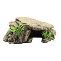 Decoración De Acuario Para Tortugas Y Lagartos Piso De Bañado Artificiales Refugio De Resina Simulación Piedra Ornamento Para Peces Terrapinos Sapo - details 5