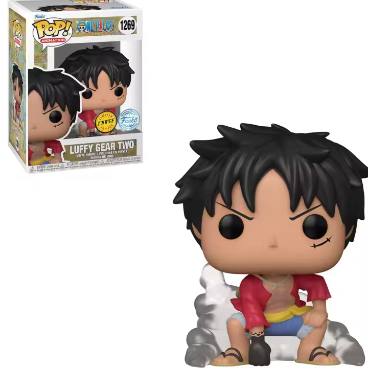 Funko POP! Luffy  Gear Two-One Piece- Chase Edition Exclusivo #1269- Producto Oficial Funko - 1