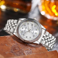 Reloj De Cuarzo Para Hombre De Marca Top Calidad Acero Completo Reloj De Pulsera De Lujo Moda Y Casual Sin Resistencia Al Agua - details 1