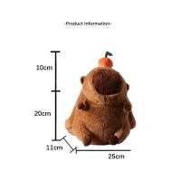 Mochila De Peluche Capybara Kawaii Moda Muñeco De Peluche Bolsa Infantil Mochila De Hombro Mini Bolsa Regalos Para Novia - details 5
