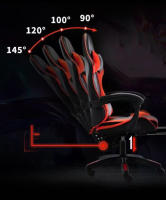 Silla de gaming Oficina Soporte Lumbar Giratoria Escritorio Sillon Ruedas Despacho casa sillas profesional LOL ordenador WCG - details 1
