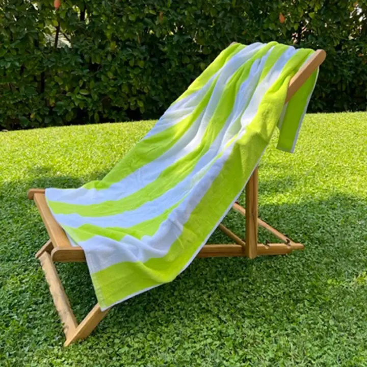 10XDIEZ Toalla playa rayas  algodon - Toallas grandes y absorbentes para playa y piscina - 1