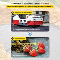Tela De Control De Malas Hierbas PE Tejida 16.4 Pies/32.8 Pies Para Plantas Anti Grama Suelo Permeable Para Riego Jardín De Invierno - details 3