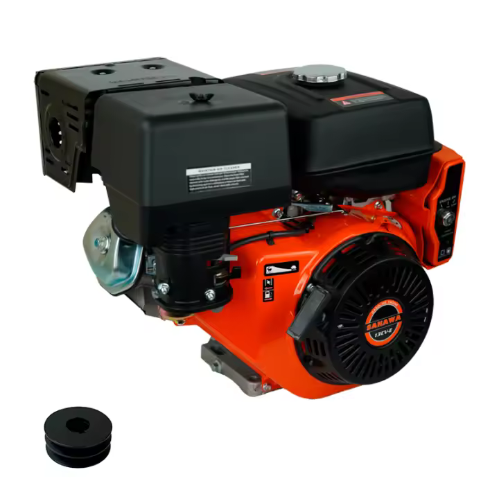 Motor Gasolina 4 Tiempos 390cc 13cv Arranque Eléctrico + Polea Motor 25mm F SAKAWA - 1
