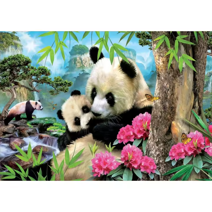 Educa - Puzzle de 1000 Piezas Osos Panda. Incluye Pegamento Fix Puzzle. + 14 años Educa 17995 - 1