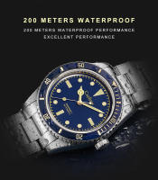 Reloj De Pulsera Para Hombre CADISEN Lujo 38mm Diver Vintage Automático Negocios NH35 Mecánico Cristal De Zafiro 20 Bar Reloj Retro - details 6