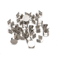 100pcs Conector De Cinta Para Pelo Con Hebilla Metálica Base Para DIY Joyería Hecha a Mano Suministros De Accesorios De Encaje - details 4