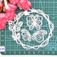 1PC Marco De Encaje De Mariposa En Metal Para Cortado DIY Scrapbooking Álbum De Fotos Creación De Tarjetas Y Manualidades - details 1