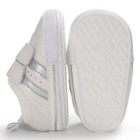 Zapatillas Deportivas Clásicas Para Bebés Con Estampado De Rayas Antideslizantes Material Suave Y Cómodo Suela De Terciopelo Unisex Para Niños Y Niñas Zapatos De Primeros Pasos - details 13