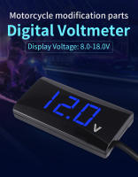 Voltímetro Digital Para Coche Y Motocicleta Rango De Medición 6-30V Forma Cuadrada Mini Monitor De Voltaje - details 0