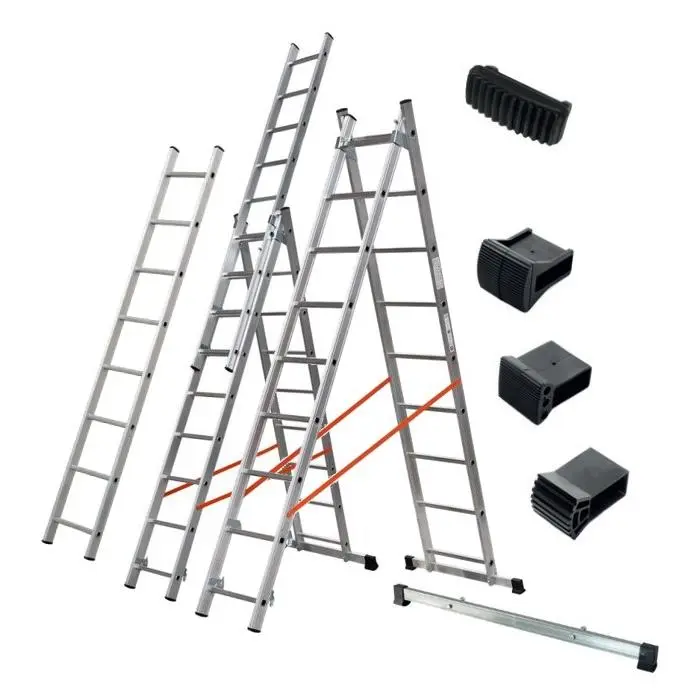 Gierre-D5553-Estabilizador recto de 80 cm para escaleras Modula (aluminio) - 1