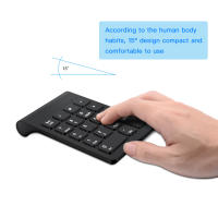 Lefon Teclado Numérico Inalámbrico 2.4G Mini Para Laptop PC Notebook 18 Teclas Estilo Slim Sin Retroiluminación Para Contabilidad Y Banca - details 3