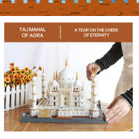 Mini Bricks De Ciudad Taj Mahal Famoso Edificio Micro Modelo De India Bloques Creativos Para Niños Y Adultos Regalo Ideal - details 1