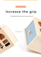 Juguete Montessori Para Bebé Caja De Monedas De Madera Cognición De Colores Y Formas Juego Educativo De Alineación De Objetos Permanentes Para Desarrollo De Motricidad Finas - details 5