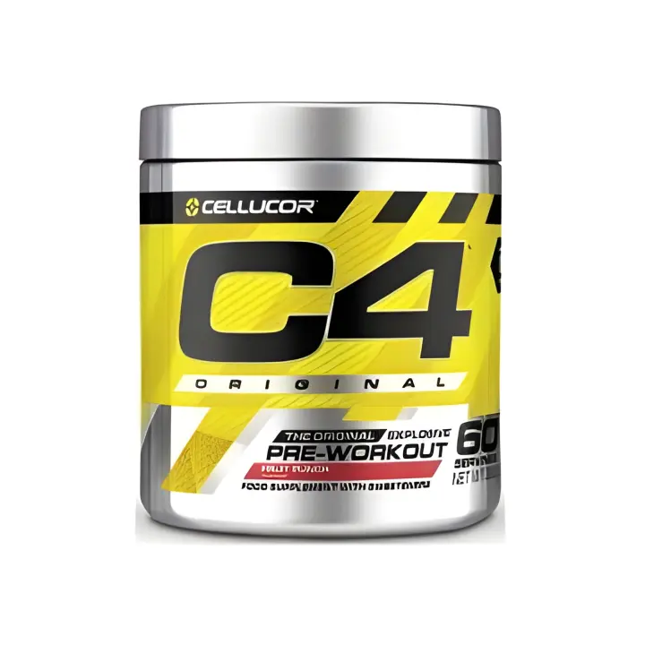 Cellucor C4 Original - Suplemento en Polvo para Preentrenamiento - Fruit Punch | Energía y Resistencia | 60 Raciones - 1