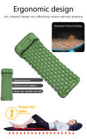 Alfombra De Dormir Para Acampar Al Aire Libre Plegable Con Almohadas Ultraligera Inflable Para Viajes Y Senderismo Matrícula De Natación En La Playa - details 3