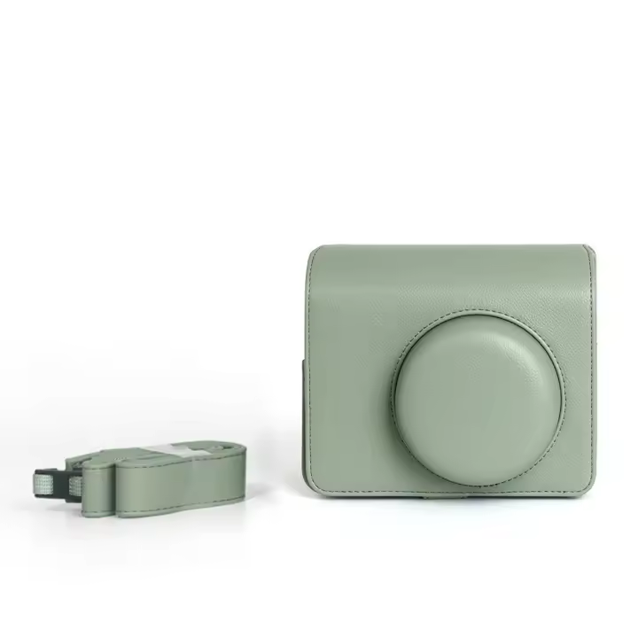 Nueva Funda De Cámara De Piel PU Para Fujifilm Instax Wide 400 Con Correa De Hombro Estilo Bolso Suave Y Silicona - 1