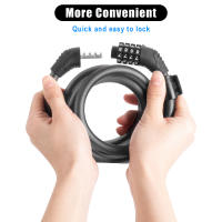 Cadena De Bloqueo Antirrobo Con Contraseña De 4 Dígitos Para Scooter Eléctrico Compatible Con Ninebot F20 F30 F40 Zero 8X 10X 11X Dualtron 1 2 G30 - details 3
