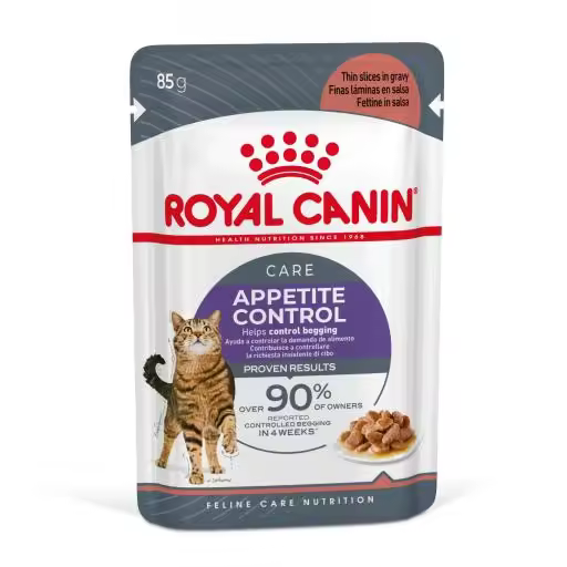 Royal Canin Feline Appetite Control Salsa - Pack 12x85g -  Comida húmeda para gatos - 1