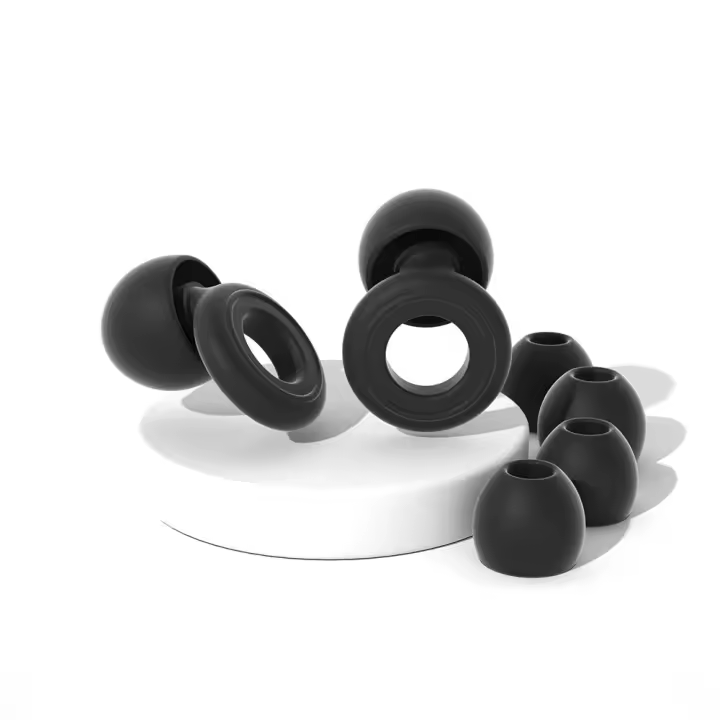 Loop Quiet Tapones para la reducción del Ruido-Protección auditory reutilizable de silicona, para dormir y combatir la sensibilidad Al Ruido-6 almohadillas - 1