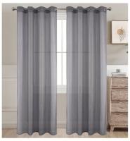 Cortina visillo semitranslúcido 140x260cm.Decorar para el hogar, sala de estar y dormitorio, estilo americano, 100% poliester.1 panel.Ref：72849 - details 2