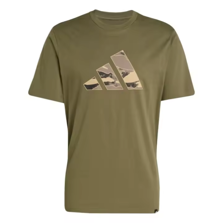 CAMISETA VERDE ADIDAS M CAMO LOGO T - 1