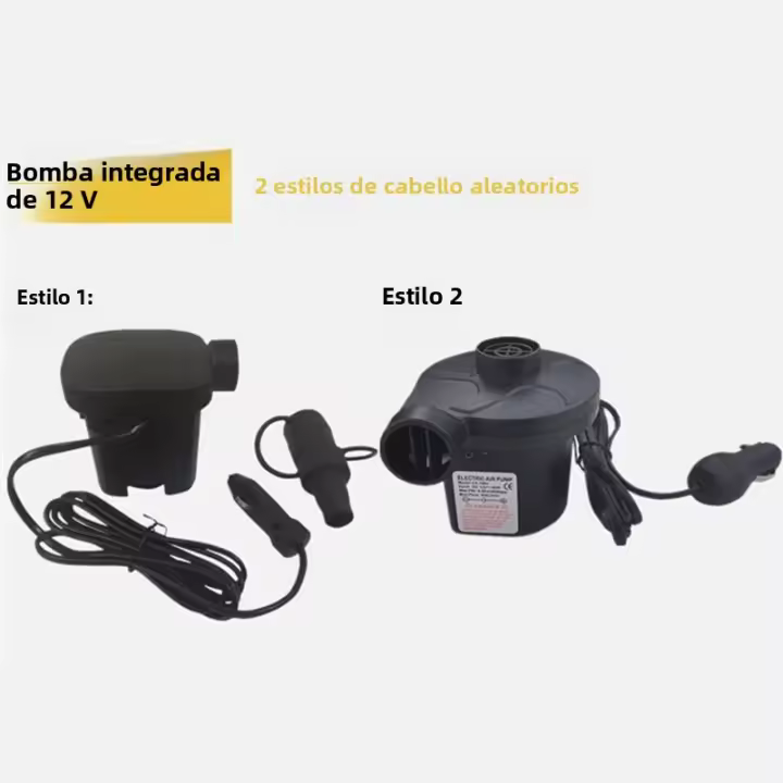 Colchón Inflable Para Viaje En Coche Alfombra De Aire Para Asiento Trasero Accesorios De Auto Para Acampar a Largo Plazo - 1