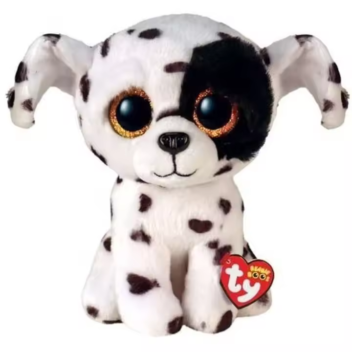 Peluches Beanie Boo modelo Dálmata Luther de 15 cm - 1