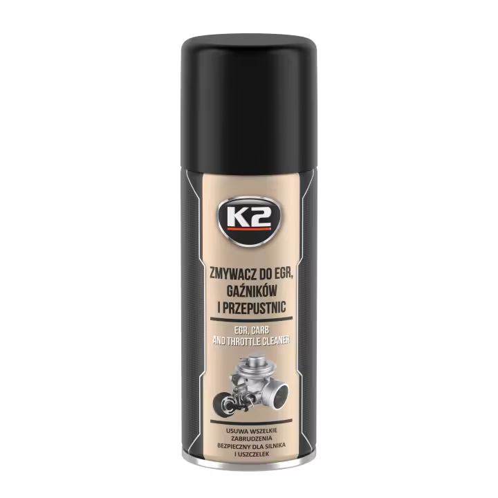 Limpiador de Motor y Sistema de Combustible K2 W128 - Aerosol de 400 ml para Autos - 1