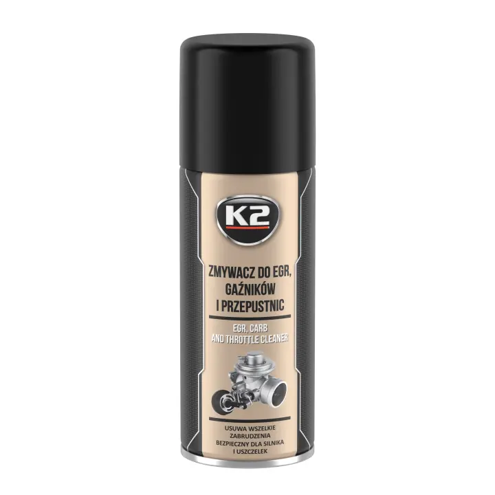 Limpiador de Motor y Sistema de Combustible K2 W128 - Aerosol de 400 ml para Autos - 1