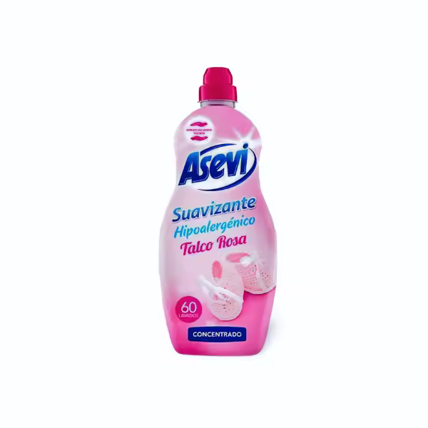 Asevi suavizante talco 60 lavados EL PRECIO INCLUYE 5 UNIDADES - 1