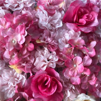 Pared De Flores Artificiales Rosa De Seda Para Decoración De Bodas Bebés Y Navidad Estilo De Hojas Verdes Y Rosas Tamaño Grande - details 24