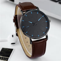 Reloj De Lujo Para Hombres Y Mujeres Reloj De Cuarzo Con Dial De Acero Inoxidable Diseño Casual Nuevo 2024 Correa De Cuero - details 32