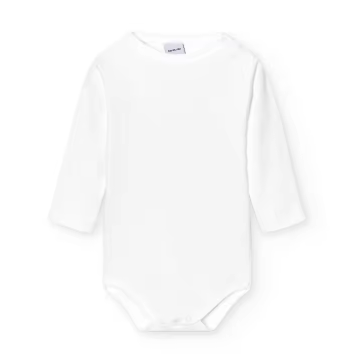 BABIDU 1186 bodys de bebé abierto hombro perchado 100% Algodón - 1
