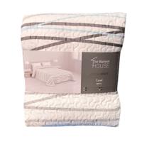Coral Gris - Colcha Fresca para Cama, Estampado Moderno y Veraniego - details 1