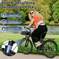 Bicicleta eléctrica de larga duración Fafrees F26, motor de 250 W, batería de 36 V 20,3 Ah, neumáticos de 26 x 1,95 pulgadas, velocidad máxima de 25 km/h, alcance de 140 km, SHIMANO de 7 velocidades, frenos de disco mecánicos, pantalla LCD de 2,3 pulgadas - details 5