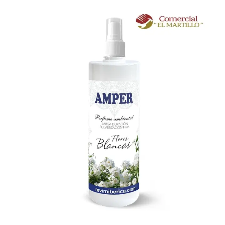 AMPER-AMBIENTADOR CONCENTRADO FLORES BLANCAS 500 ML - 1