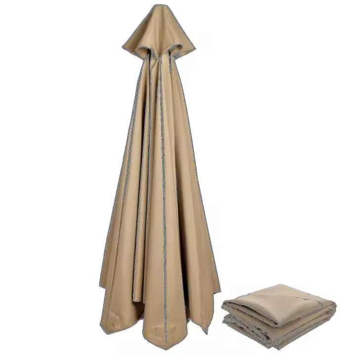 Best Seller Replacement Fabric Garden Parasol Canopy Cover For 3m 6/8 Arm Patio Sun Umbrella 50% Offer-yzy - 1