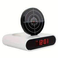 Reloj De Alarma Creativo Con Juego De Tiro LED Digital Muy Silencioso Para Despertar En La Mesa Reloj De Tiempo De Disparo - details 8