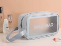 1-4 Uds Bolsas Neceser Transparente para Viaje, 26x15x10cm, Neceser de Viaje para Maquillaje de PVC Portátil Organizador Cosmético con Cremallera, Estuche de Transporte para Mujer, Negocios, Baño - details 1