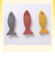 Juguete De Pescado Para Gato MADDEN Simulación De Pescado Con Menta Juguete Interactivo Para Gatos Y Gatitos Almohadilla De Raspadura Regalo Para Mascotas - details 7