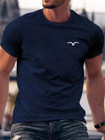 Camiseta De Algodón Para Hombre Seagull Marca De Lujo Moda Casual De Manga Corta Estilo Clásico Streetwear Disponible En Tallas S-4XL - details 3