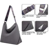 Bolposdehembroparamujer Mochila de Bandolera, Bolso de Lona Versátil y Multifunctional, Elegantes Bolsos Cruzados, Gran Capacidad Mochila Duradera para Viajes de Gran Capacidad para Mujeres Niños - details 1